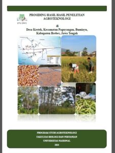 Prosiding Hasil Hasil Penelitian Agroteknologi di Desa Kretek, Kecamatan Paguyangan, Bumiayu, Kabupaten Brebes, Jawa Tengah